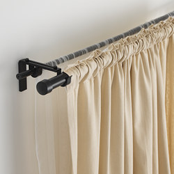 HUGAD - curtain rod, black,120-210cm | IKEA Taiwan Online - PE680069_S3