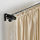 RÄCKA/HUGAD - triple curtain rod combination, black,120-210cm | IKEA Taiwan Online - PE569549_S1