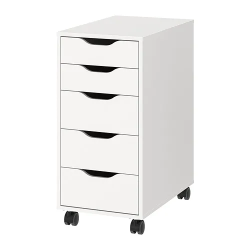 ALEX - 附輪腳抽屜櫃, 白色/黑色, 36x76 公分 | IKEA 線上購物 - PE820411_S4