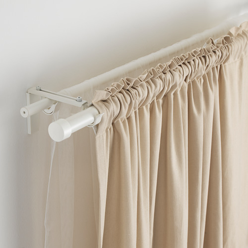 RÄCKA/HUGAD double curtain rod combination