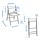 TERJE - folding chair, white/Knisa light grey | IKEA Taiwan Online - PE820486_S1
