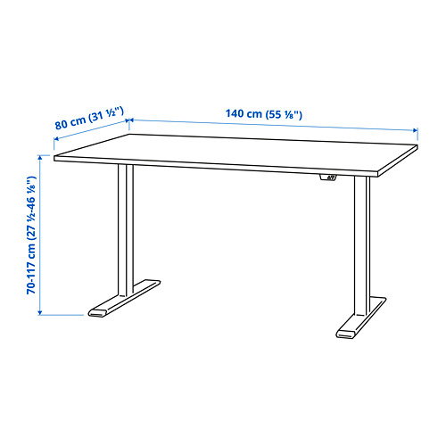 RODULF desk sit/stand