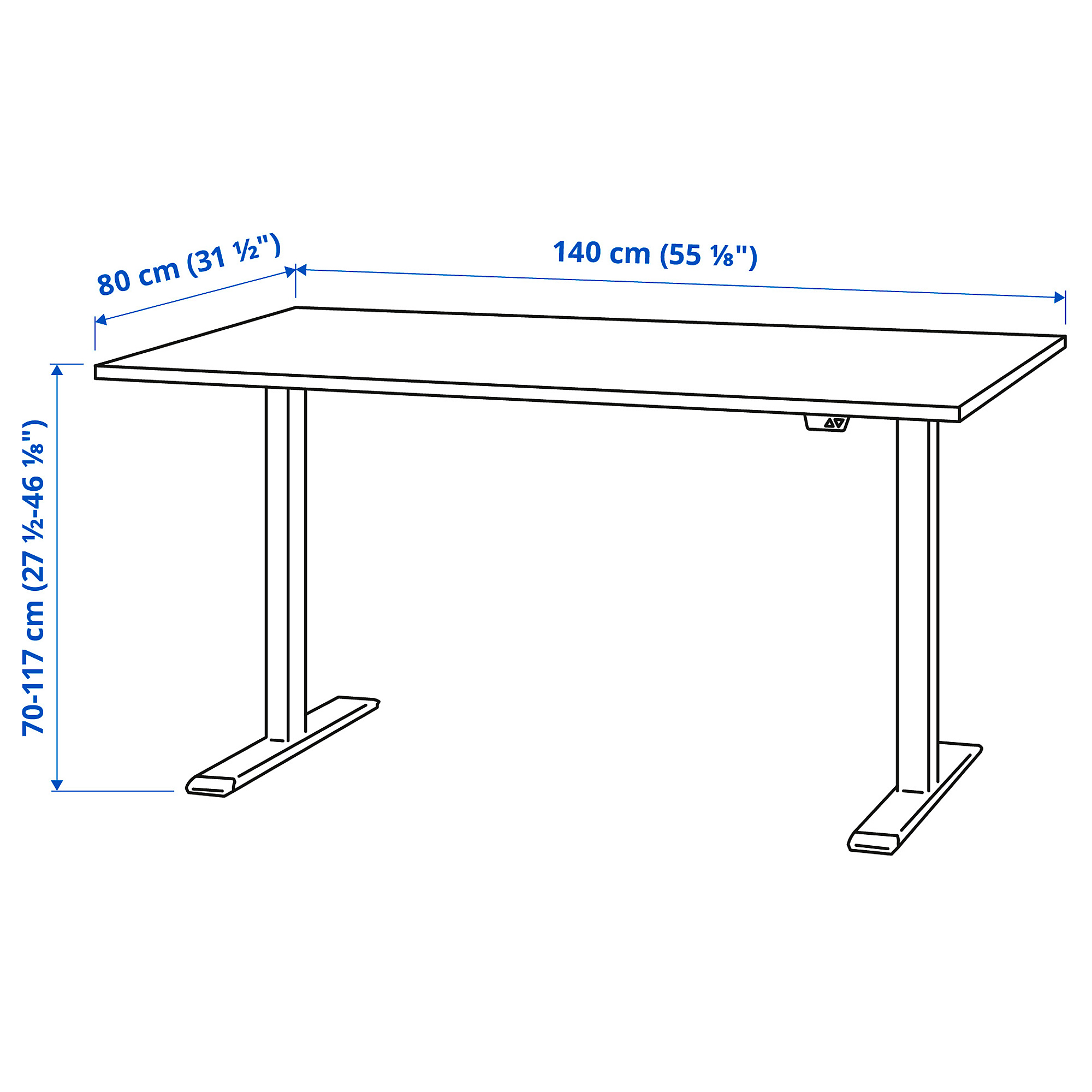 RODULF desk sit/stand