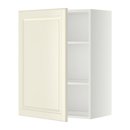 METOD - wall cabinet with shelves, white/Bodbyn off-white | IKEA Taiwan Online - PE345729_S4