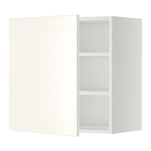 METOD wall cabinet with shelves