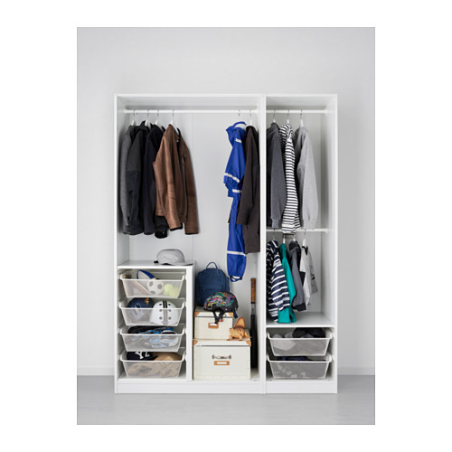PAX - wardrobe, white/Fardal Vikedal | IKEA Taiwan Online - PE562782_S4