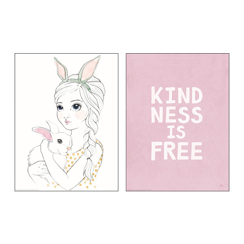 BILD - poster, kindness is free | IKEA Taiwan Online - PE820566_S4
