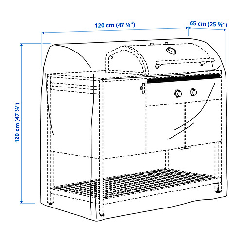 TOSTERÖ cover for outdoor furniture