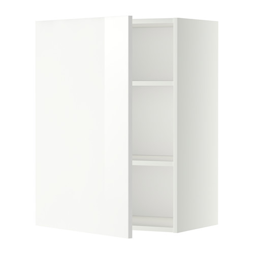 METOD wall cabinet with shelves