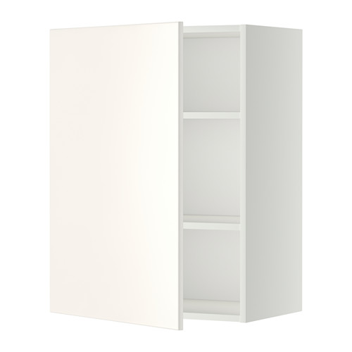 METOD - wall cabinet with shelves, white/Veddinge white | IKEA Taiwan Online - PE345720_S4