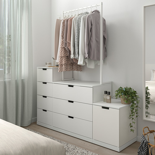 NORDLI - chest of 8 drawers, white | IKEA Taiwan Online - PE765414_S4