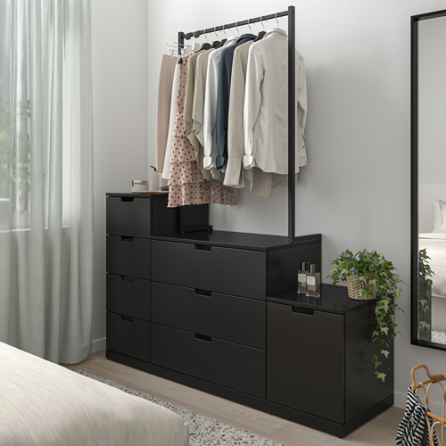 NORDLI - 抽屜櫃/8抽, 碳黑色 | IKEA 線上購物 - PE765416_S4