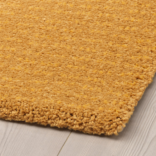 LANGSTED - 短毛地毯, 黃色, 133x195 | IKEA 線上購物 - PE726546_S4