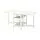NÄSINGE - gateleg table with storage, white, 48/104/159x85 cm | IKEA Taiwan Online - PE966297_S1