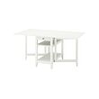NÄSINGE - 附儲物折疊桌, 白色, 48/104/159x85 公分 | IKEA 線上購物 - PE966297_S2 