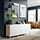 BESTÅ - storage combination with doors, white stained oak effect/Laxviken white | IKEA Taiwan Online - PE820725_S1