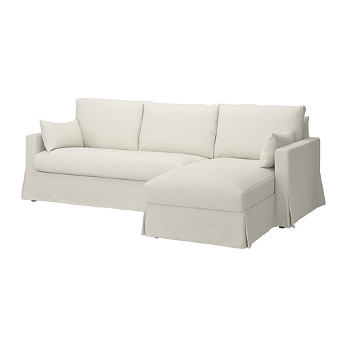 HYLTARP cover f 3-seat sofa w ch lng, right