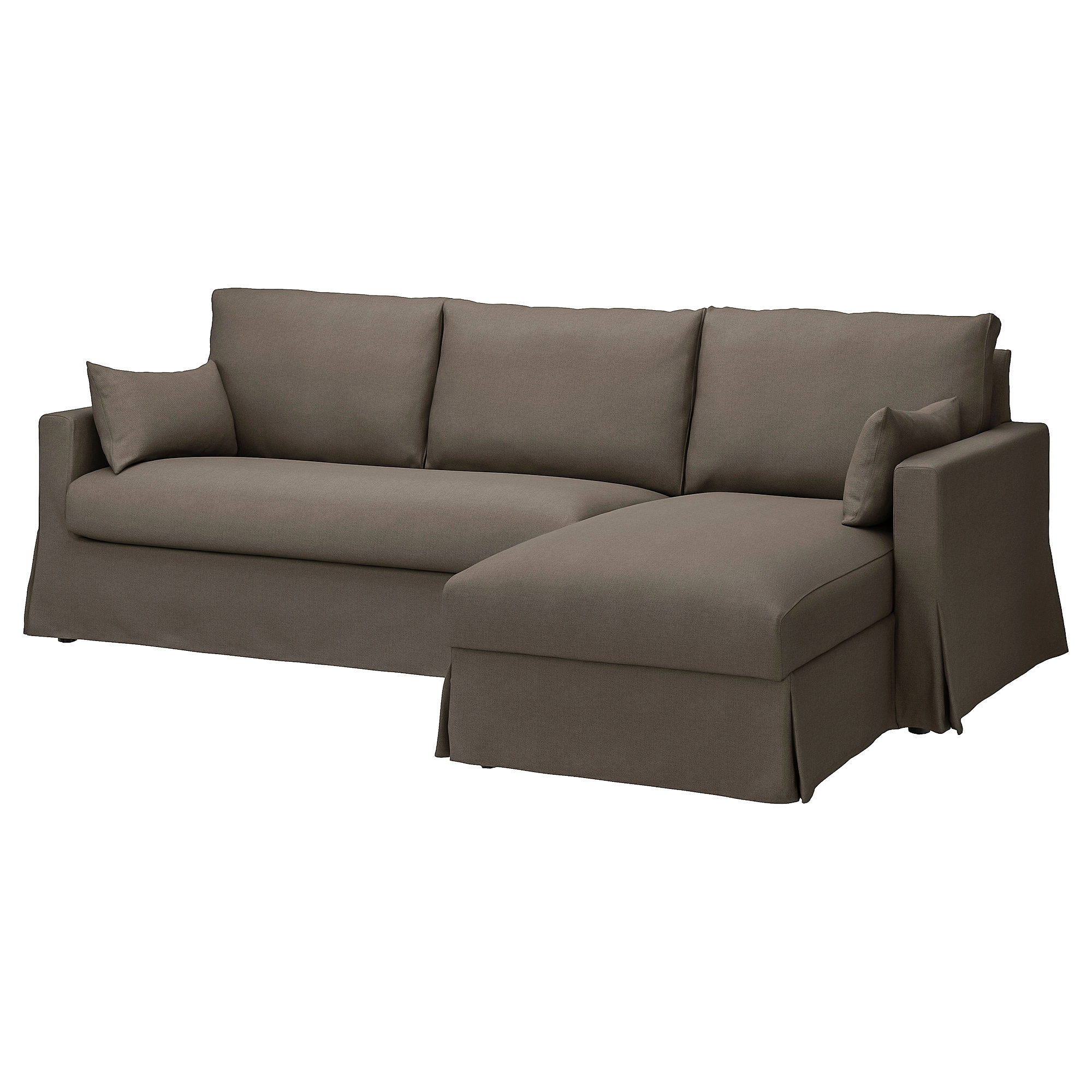 HYLTARP 3-seat sofa w chaise longue, right