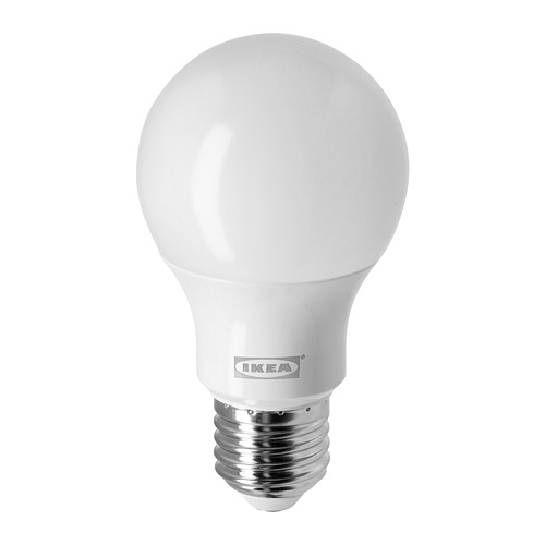 RYET - LED燈泡 E27 470流明, 球形 黃光 | IKEA 線上購物 - PE765441_S4