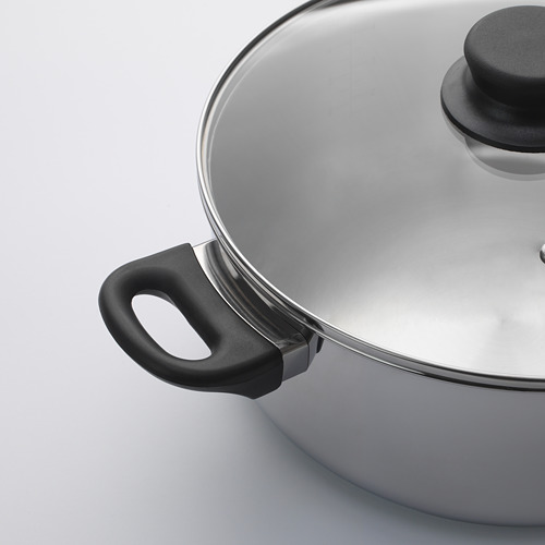ANNONS - 火鍋用湯鍋, 玻璃/不鏽鋼, 5公升 | IKEA 線上購物 - PE685153_S4