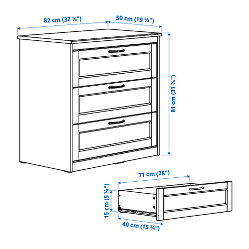 SONGESAND 臥室家具5件組