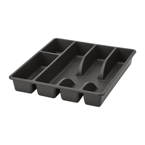 SMÄCKER - cutlery tray, anthracite, 31x26 cm | IKEA Taiwan Online - PE966369_S4