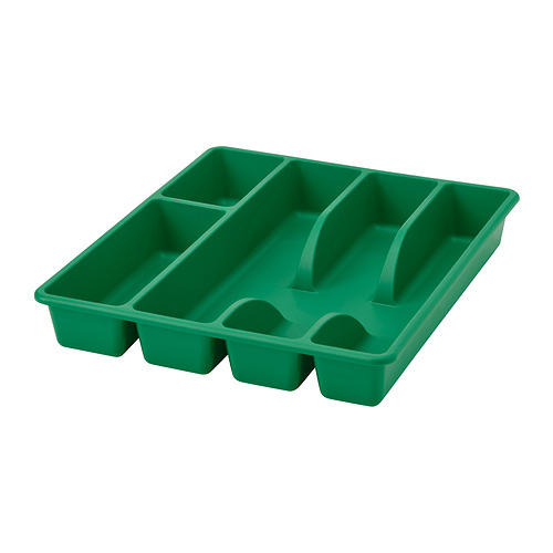 SMÄCKER - cutlery tray, bright green, 31x26 cm | IKEA Taiwan Online - PE966370_S4