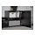 BESTÅ - TV storage combination/glass doors, black-brown/Selsviken high-gloss/black clear glass | IKEA Taiwan Online - PE560855_S1