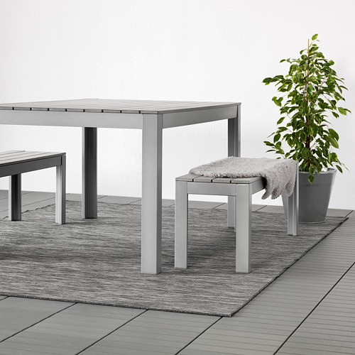 HODDE - rug flatwoven, in/outdoor, grey/black, 200x300 | IKEA Taiwan Online - PE516962_S4