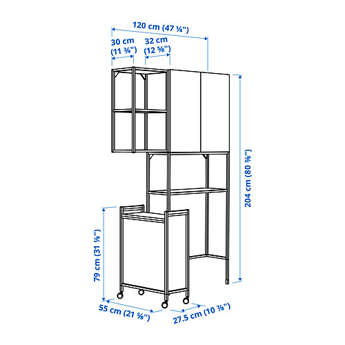 ENHET storage combination