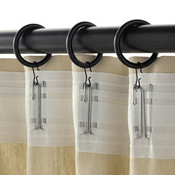 SYRLIG - 窗簾環附夾鉤, 白色 | IKEA 線上購物 - PE680811_S3