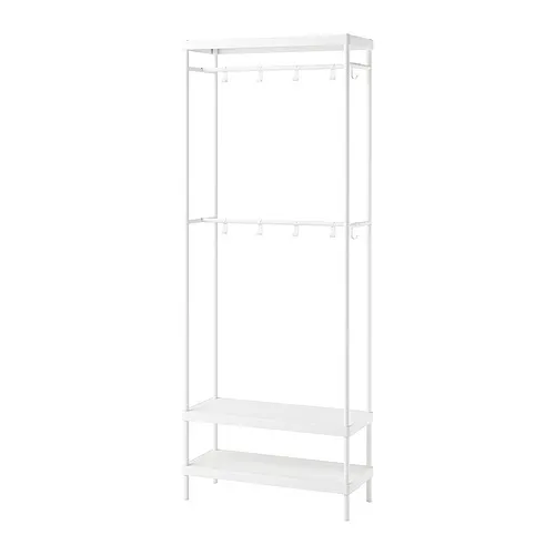 MACKAPÄR - 衣帽架附鞋架, 白色, 78x32x200 公分 | IKEA 線上購物 - PE863318_S4
