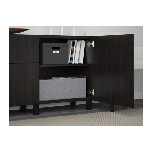 BESTÅ - storage combination with drawers, Lappviken black-brown | IKEA Taiwan Online - PE561066_S4