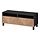 BESTÅ - TV bench with drawers, black-brown Hedeviken/Stubbarp/oak veneer | IKEA Taiwan Online - PE820906_S1