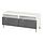 BESTÅ - TV bench with drawers, white/Bergsviken/Ösarp black | IKEA Taiwan Online - PE820911_S1