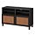 BESTÅ - TV bench with doors, black-brown/Studsviken/Stubbarp dark brown | IKEA Taiwan Online - PE820951_S1
