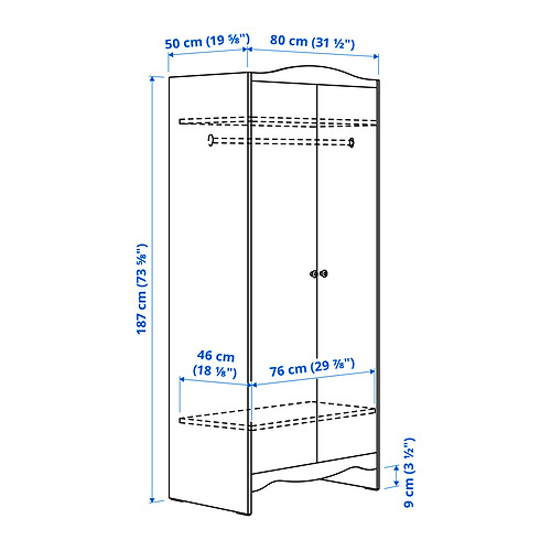 SMÅGÖRA wardrobe