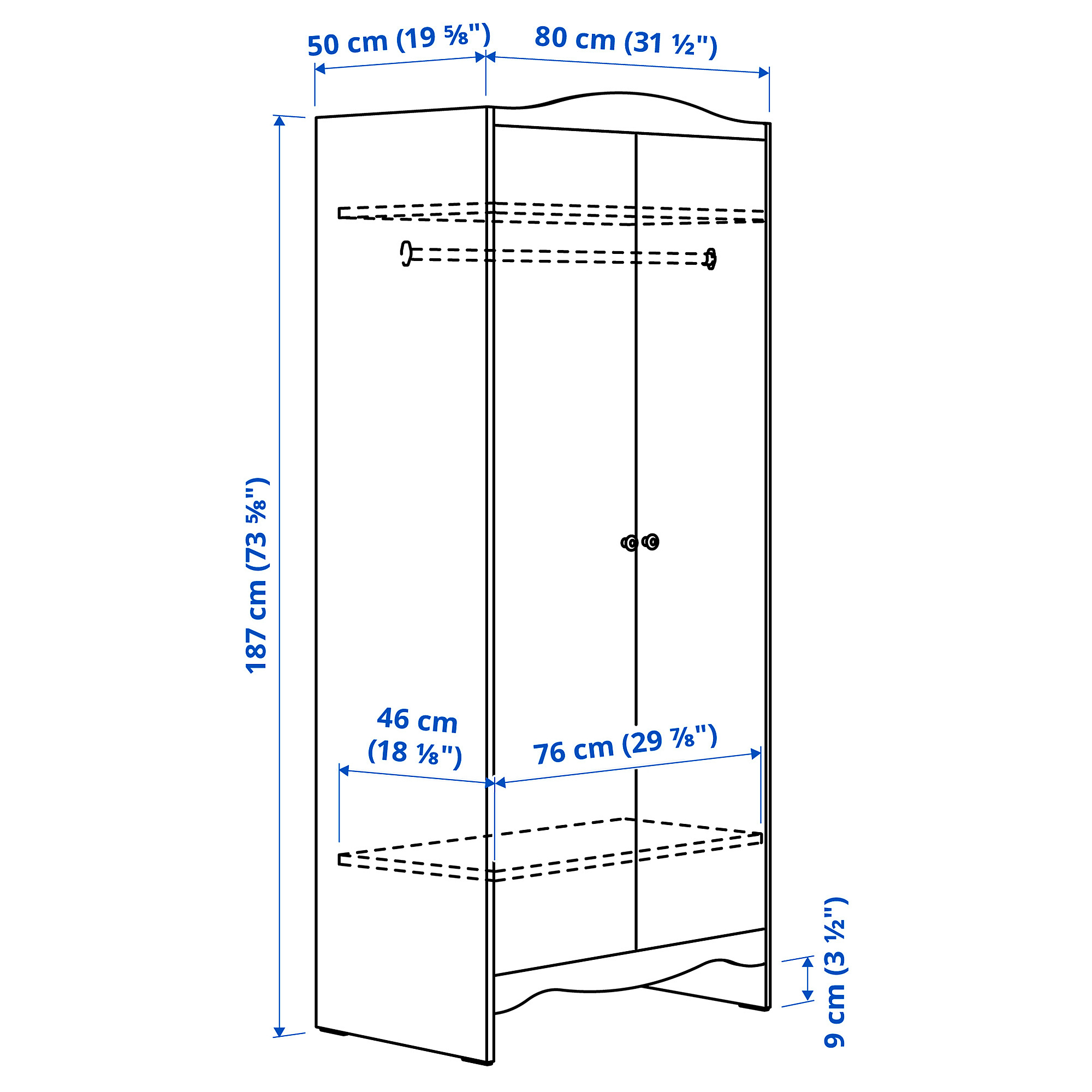 SMÅGÖRA wardrobe