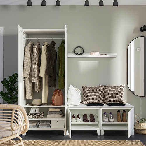 PLATSA wardrobe with 4 doors