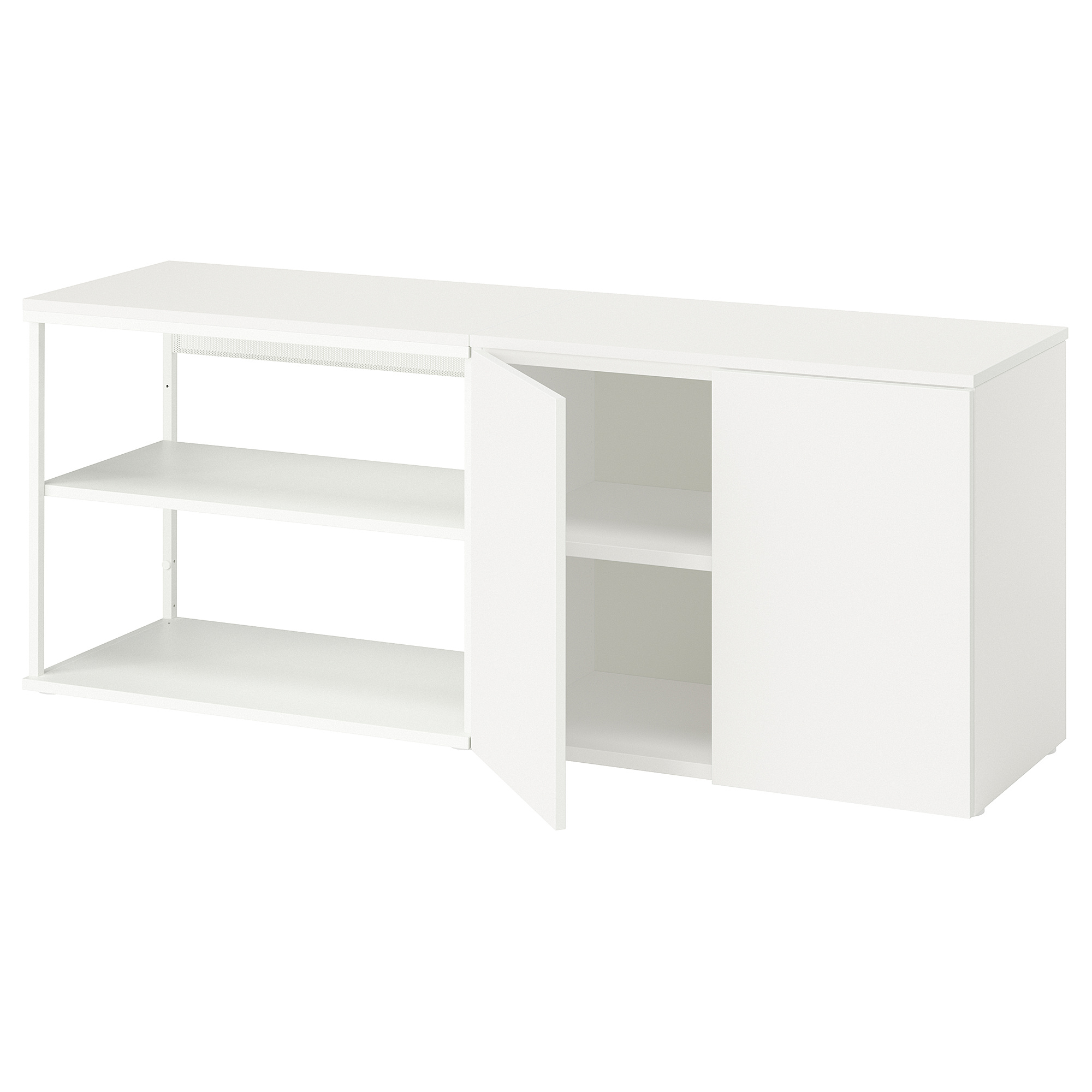 PLATSA open storage combination w 2 doors