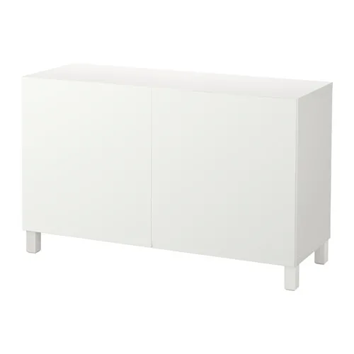BESTÅ - 附門收納組合, 白色/Lappviken/Stubbarp 白色, 120x42x74 公分 | IKEA 線上購物 - PE626953_S4