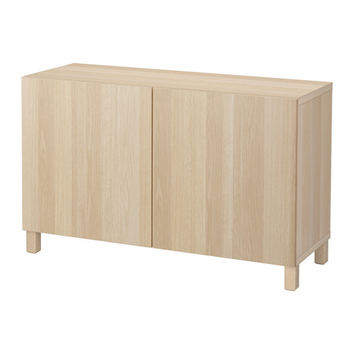 BESTÅ - 附門收納組合, 染白橡木紋/Lappviken/Stubbarp 染白橡木紋, 120x42x74 公分 | IKEA 線上購物 - PE626962_S4