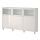 BESTÅ - storage combination with doors, white Selsviken/Glassvik high-gloss/white clear glass | IKEA Taiwan Online - PE627025_S1