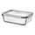 IKEA 365+ - food container with lid, rectangular glass/plastic | IKEA Taiwan Online - PE675641_S1