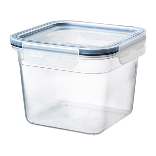 IKEA 365+ - food container with lid, square/plastic, 1.4 l | IKEA Taiwan Online - PE675651_S4