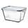 IKEA 365+ - food container with lid, rectangular glass/plastic | IKEA Taiwan Online - PE675654_S1