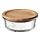 IKEA 365+ - food container with lid, round glass/bamboo | IKEA Taiwan Online - PE675657_S1
