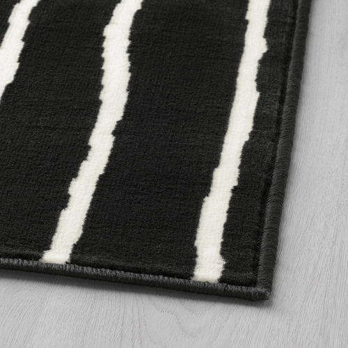GÖRLÖSE - rug, low pile, black/white,133x195 | IKEA Taiwan Online - PE583335_S4