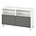 BESTÅ - TV bench with doors, white/Västerviken/Stubbarp dark grey | IKEA Taiwan Online - PE820930_S1