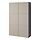 BESTÅ - storage combination with doors, black-brown/Lappviken light grey-beige | IKEA Taiwan Online - PE821034_S1
